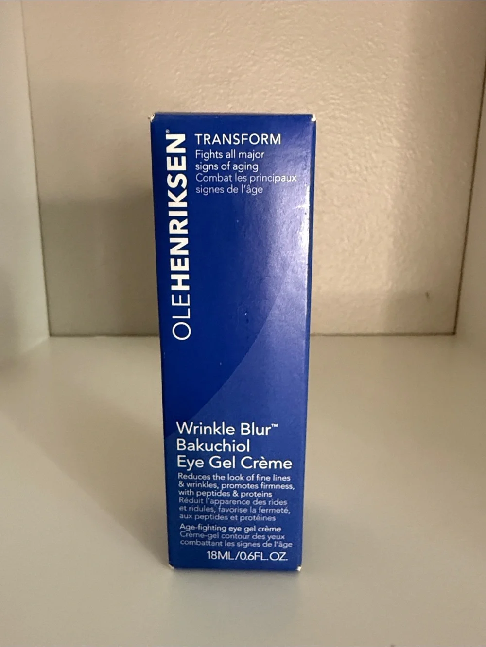 S Ole Henriksen Brightening Blue Eye Gel Cream NIB